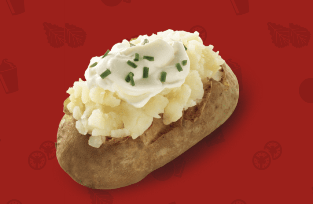 Wendy's Sour Cream and Chive Baked Potato